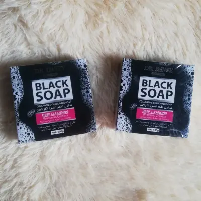 Picture of Dr. Davey Black Soap 100g Natural Skincare Product