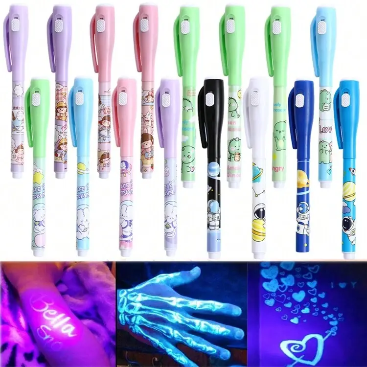 Picture of 4 Pieces Magic Invisible ink Pens (4 Pieces)