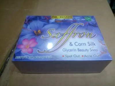 Picture of Dr. Khan Saffron & Corn Silk Glyserine Beauty Soap (130 grams)