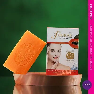 Picture of Fiorae Whitening Soap with Papaya and Gluta Kojic (165g)