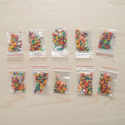 Picture of 1000 pieces or 10 packets orbeez or Magic balls