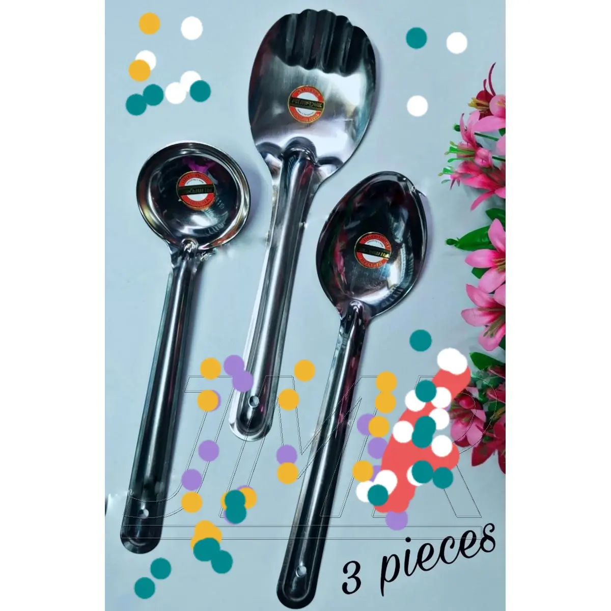 Picture of 3 pieces serving spoon