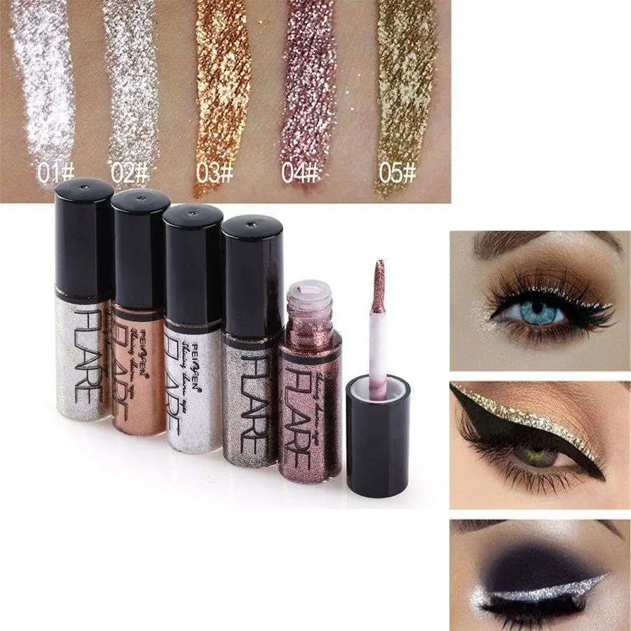 Picture of PeiFen 6pcs Flare Shining Charm Eyes Glitter |  Liquid Eyeliner/Eyeshadow Set (6 Pieces) |