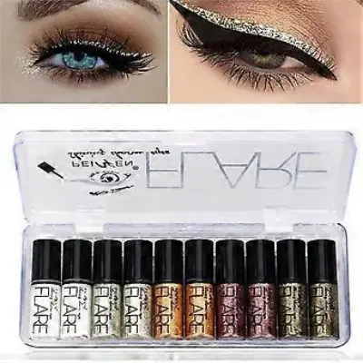 Picture of 10 pieces FLARE Glitter Eyeliner & Eyeshadow (10 pieces)