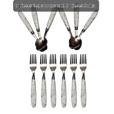 Picture of 6 Pieces Spoons and 6 Pieces forks (12 pieces)