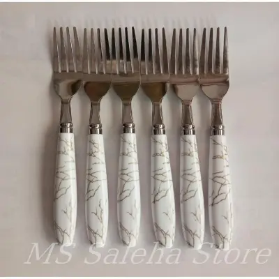 Picture of 6 Pieces Spoons and 6 Pieces forks (12 pieces)