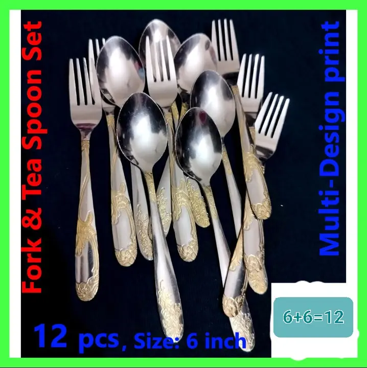 Picture of 12 pieces Forks and tea spoons (6×2=12)