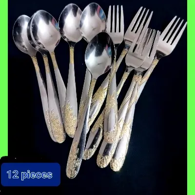 Picture of 12 pieces Forks and tea spoons (6×2=12)
