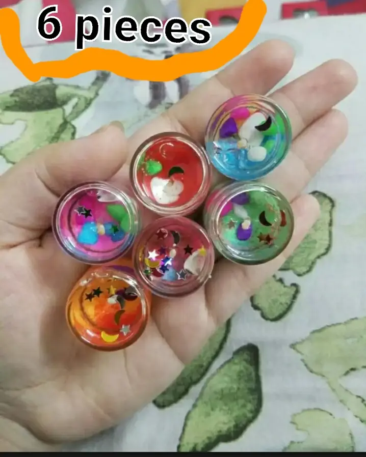 Picture of 6 in 1 seþ of mini jelly candles for Home Decor (6 pcs-1 inche)
