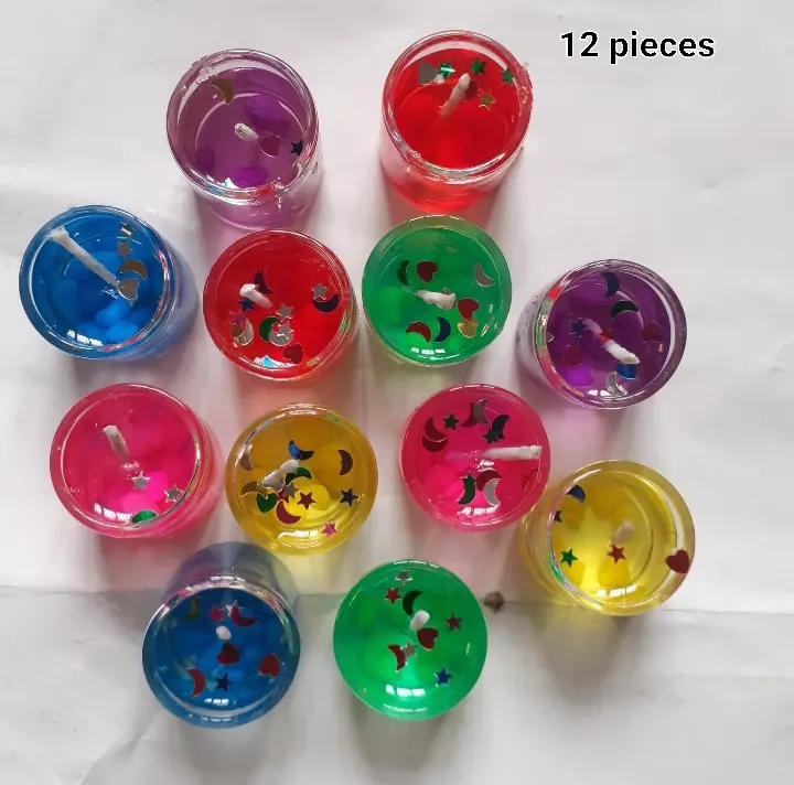 Picture of 12 Pieces mini Jelly Candles (1 inche)