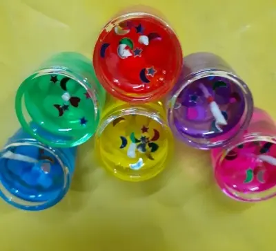 Picture of 12 Pieces mini Jelly Candles (1 inche)