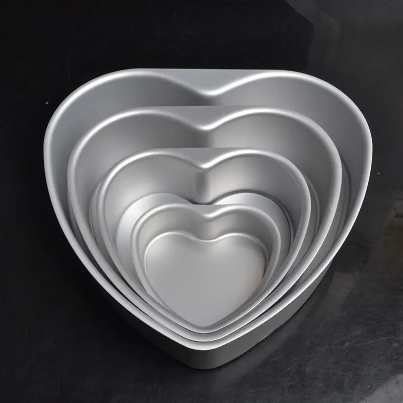 Picture of 4 in 1 set of cake moulds ( heart or love shaped) -4 pieces