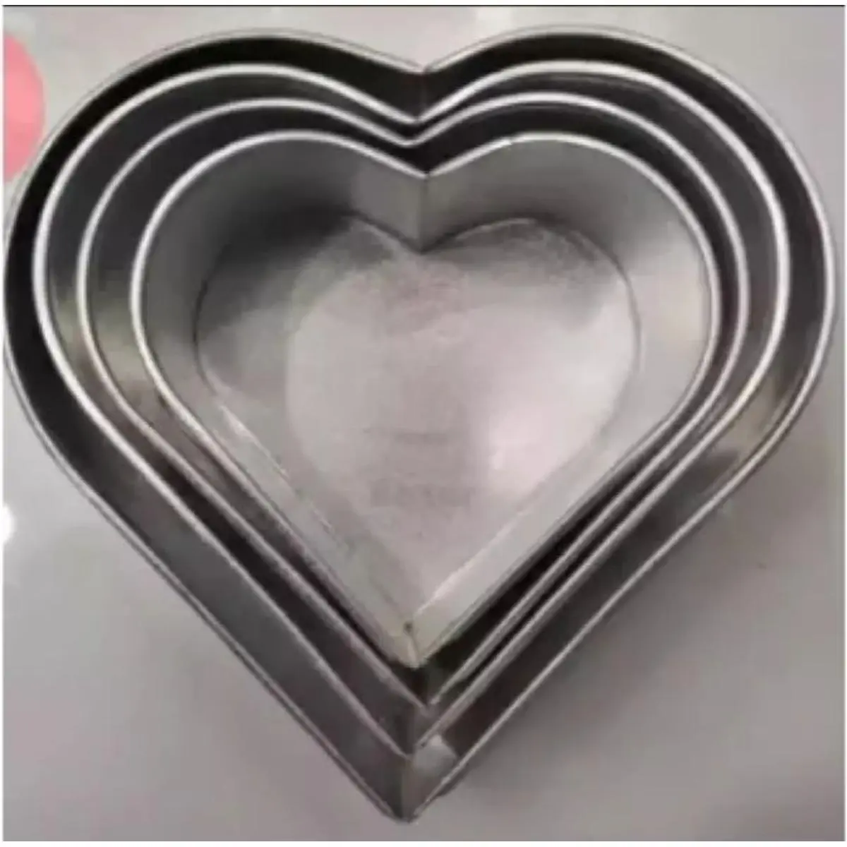 Picture of 4 in 1 set of cake moulds ( heart or love shaped) -4 pieces
