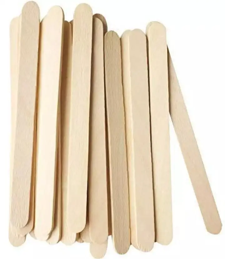 Picture of Wooden Icecream Sticks or Popsticks - 10 pcs