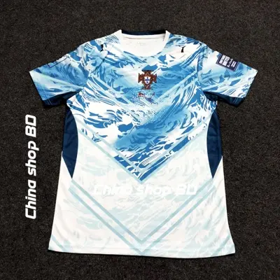 Picture of Portugal away Jersey World Cup 2026 Half Sleeve Premium Quality Football Jersey (Logo Embroidery), Multicolor