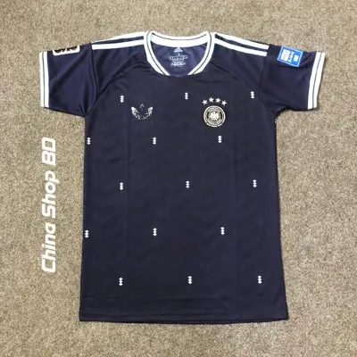 Picture of Germany Away 2026 World cup Half Sleeve premium National Team Football Jersey (Logo Embroidery), Navy Blue