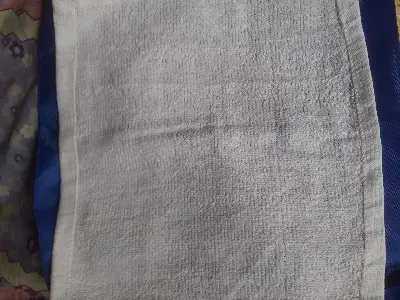 Picture of ছোট সাদা রঙের  নরম রুমাল বা পকেট রুমাল (2 পিস) - towel