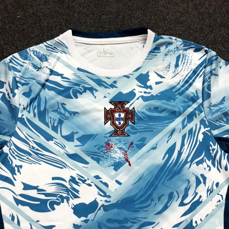 Picture of Portugal away Jersey World Cup 2026 Half Sleeve Premium Quality Football Jersey (Logo Embroidery), Multicolor