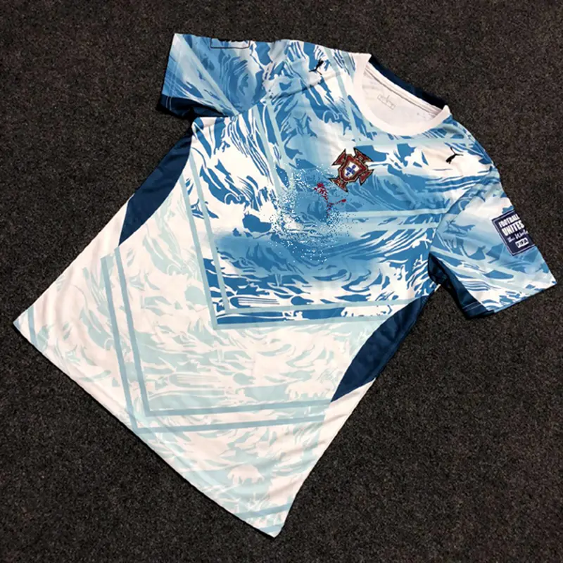 Picture of Portugal away Jersey World Cup 2026 Half Sleeve Premium Quality Football Jersey (Logo Embroidery), Multicolor