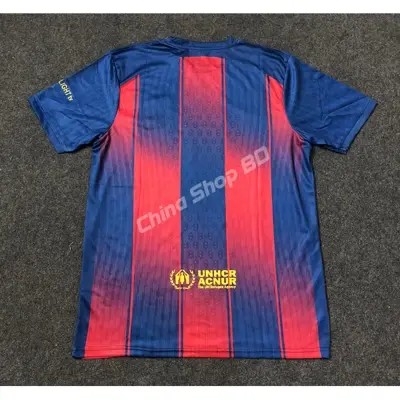 Picture of Barcelona 25-26 Home Jersey Half Sleeve Premium Quality Football Jersey (Logo Embroidery), Multicolor