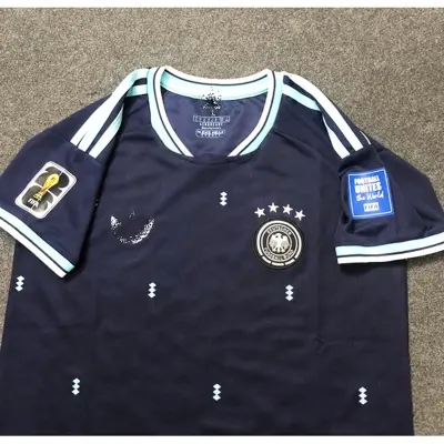 Picture of Germany Away 2026 World cup Half Sleeve premium National Team Football Jersey (Logo Embroidery), Navy Blue