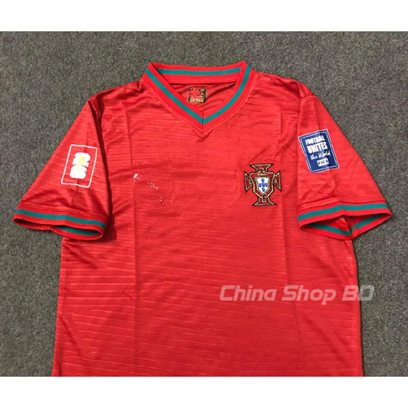 Picture of Portugal Home 2026 World cup Half Sleeve premium National Team Football Jersey (Logo Embroidery), Red