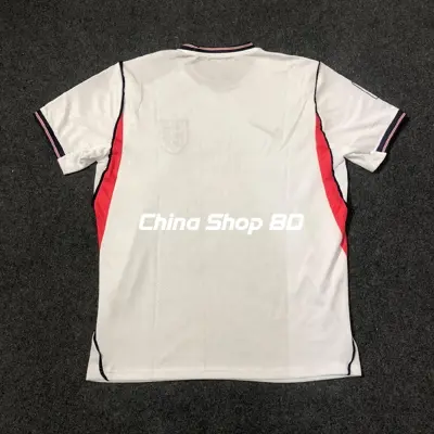 Picture of England Home 2026 World cup Half Sleeve premium National Team Football Jersey (Logo Embroidery), White