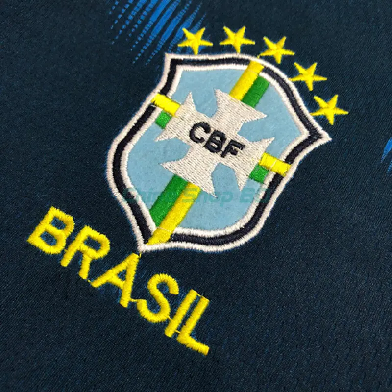 Picture of Brazil away World Cup Half Sleeve Premium Football Jersey 2026 (Logo Embroidery), Blue