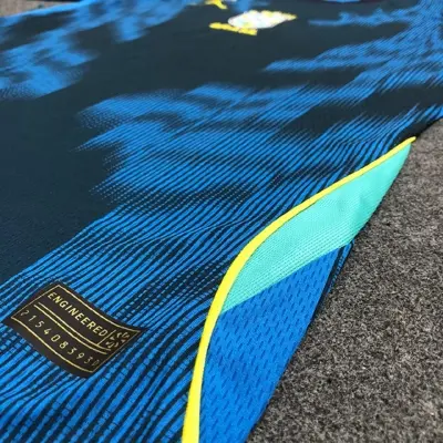 Picture of Brazil away World Cup Half Sleeve Premium Football Jersey 2026 (Logo Embroidery), Blue