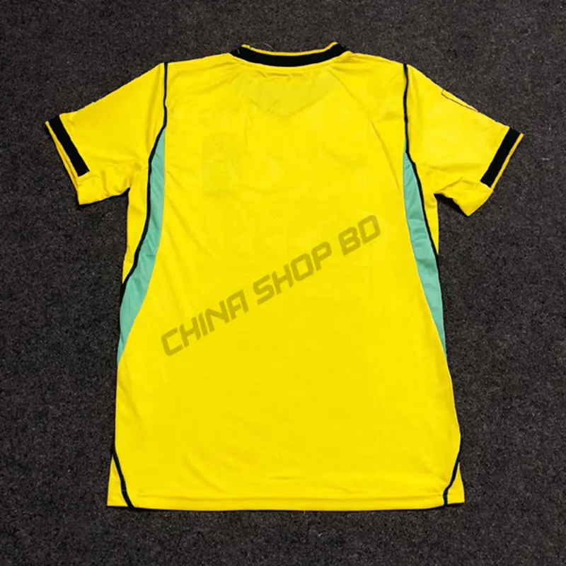 Picture of Brazil Home 2026 World cup Half Sleeve premium National Team Football Jersey (Logo Embroidery), Yellow