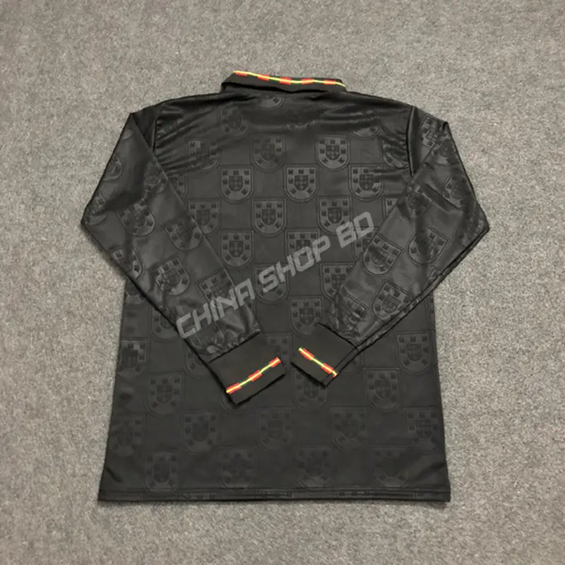 Picture of Portugal away Jersey World Cup 2026 Full Sleeve Premium Quality Football Jersey (Logo Embroidery), Black