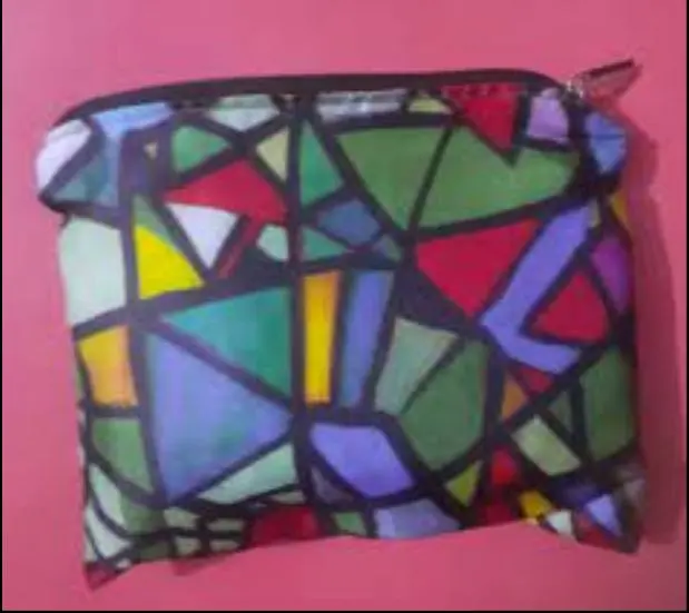 Picture of Mini Purse or Bag ((14x10 cm) by fabric for keeping money (1 Piece)