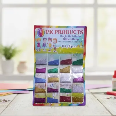 Picture of Colorful Glitter or Jori Powder (20 Packets) for Crafting