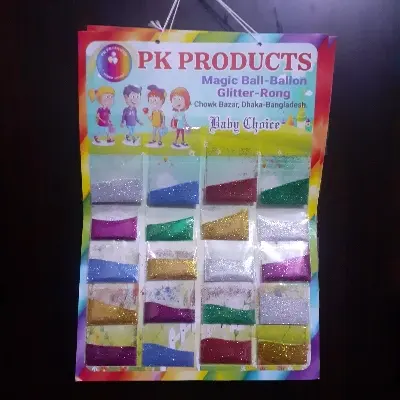 Picture of Colorful Glitter or Jori Powder (20 Packets) for Crafting