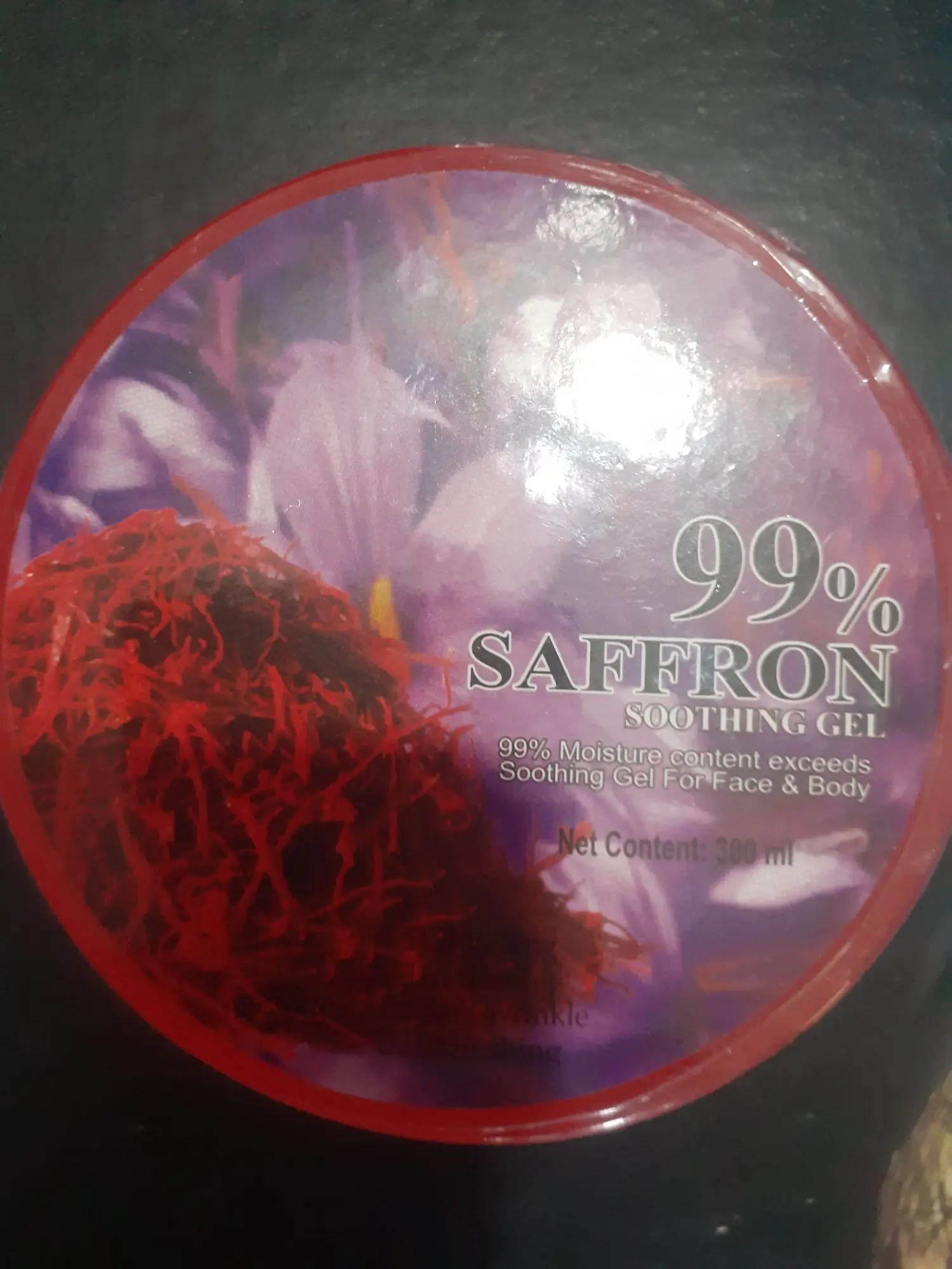 Picture of Saffron 99% Soothing Gel (300 ml) for all types of skins