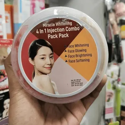 Picture of 4 in 1 Miracle Injection Whitening Face Pack (350g)