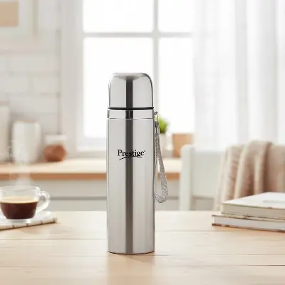 Picture of Prestige hot and cool Stainless Steel Flask, 500 ml, Silver