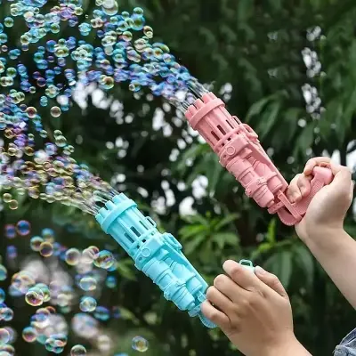 Picture of Funny Children's Gatling Bubble Toys Bubble Machine Kid Gift For Kids