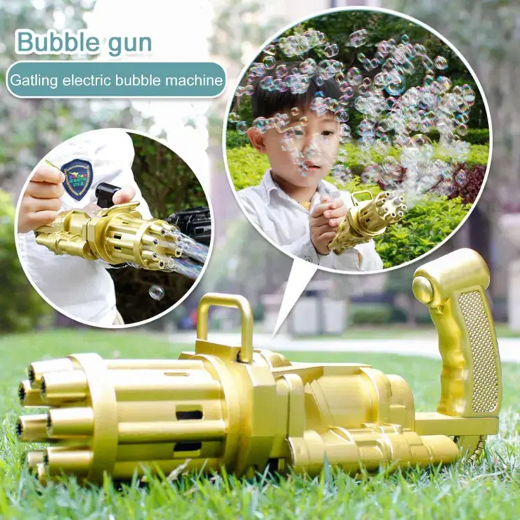 Picture of Funny Children's Gatling Bubble Toys Bubble Machine Kid Gift For Kids