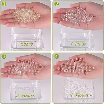 Picture of Water or transparent Colour Magic Jelly Balls or Orbeez or beeeds (100 pieces  in 1 Packet)