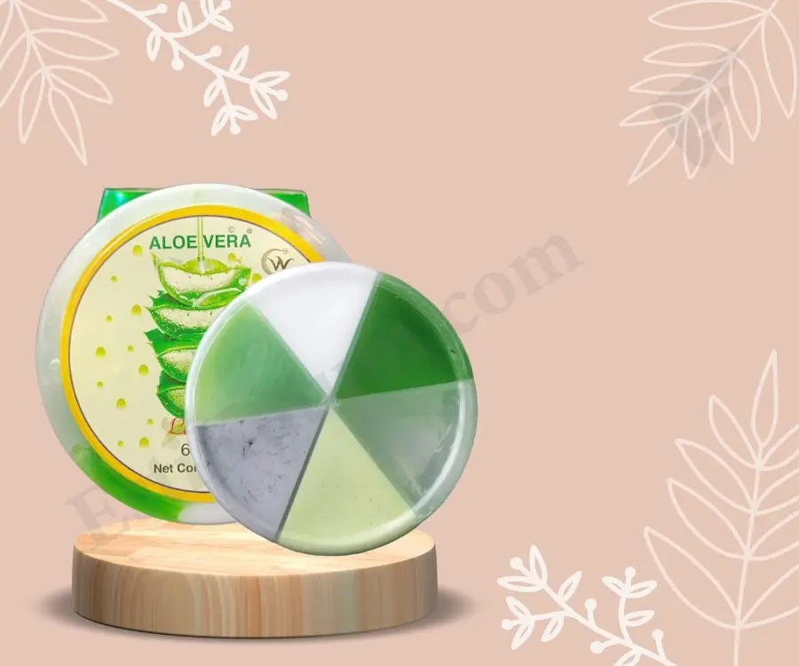 Picture of 6 in rainbow aloe vera combo facial kit -500 ml