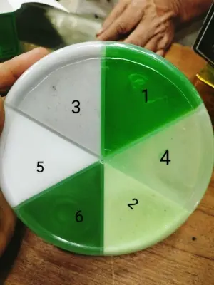 Picture of 6 in rainbow aloe vera combo facial kit -500 ml