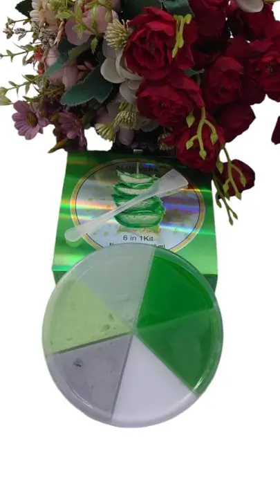 Picture of 6 in rainbow aloe vera combo facial kit -500 ml