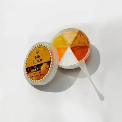 Picture of 24k gold facial kit 6 in 1 Rainbow (500 ml)