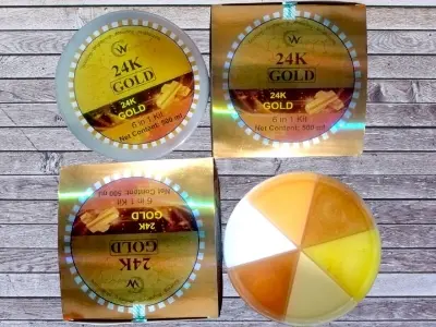 Picture of 24k gold facial kit 6 in 1 Rainbow (500 ml)