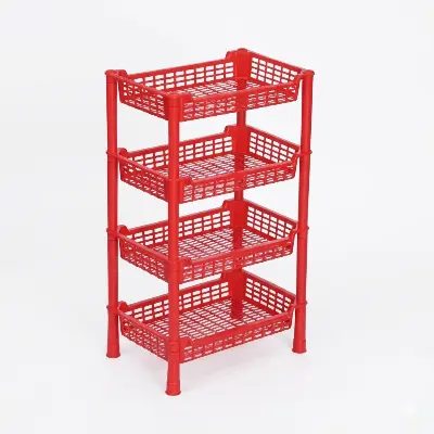 Picture of RFL 4 Layer Plastic Storage Popular Rack – Multi Purpose Kitchen & Home Organizer
