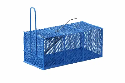 Picture of RFL Metal Net Rat Trap (Blue) – Strong Reusable Mouse Trap Cage