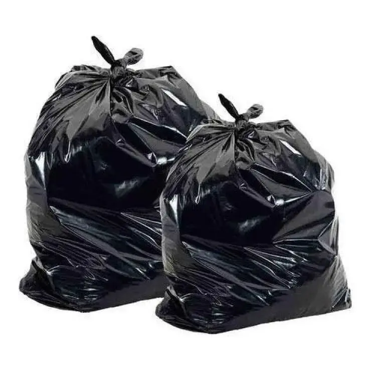Picture of Black (30" X20") 50PCS Trash Bag / Poly Bag / Garbage Bag / Moyla Felar Bag / Polibag(Black)