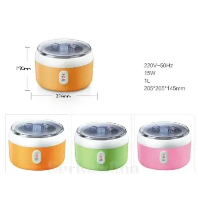 Picture of Automatic Yogurt (Doi) Maker Green & Pink ( 1.5 Litre )