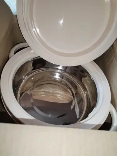 Picture of KIAM Flora Stainless Steel Designer Food Hot pot - 1700 ML(Silver)